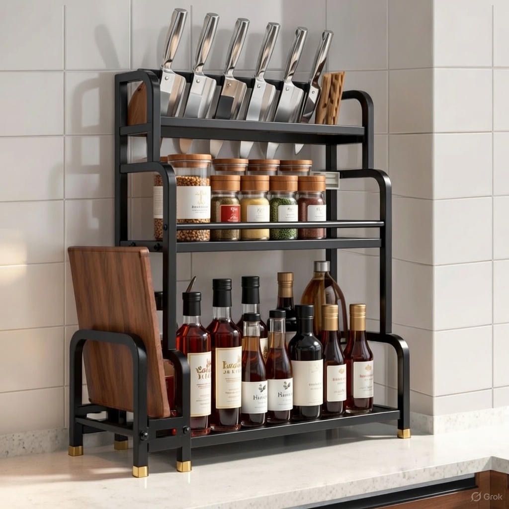 Elegancki duży organizer do kuchni