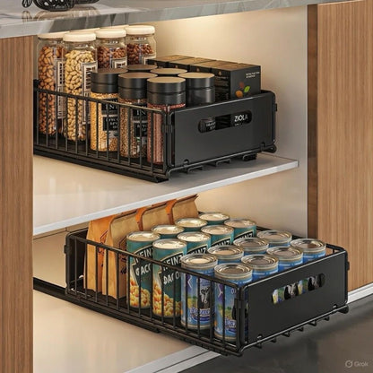 Elegancki organizer do szafek - wysuwany